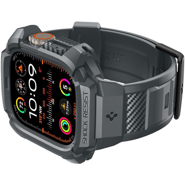Spigen-Rugged-Armor-Pro-reminek-s-pouzdrem-Apple-Watch-Ultra-3-2-1-49mm-sedy