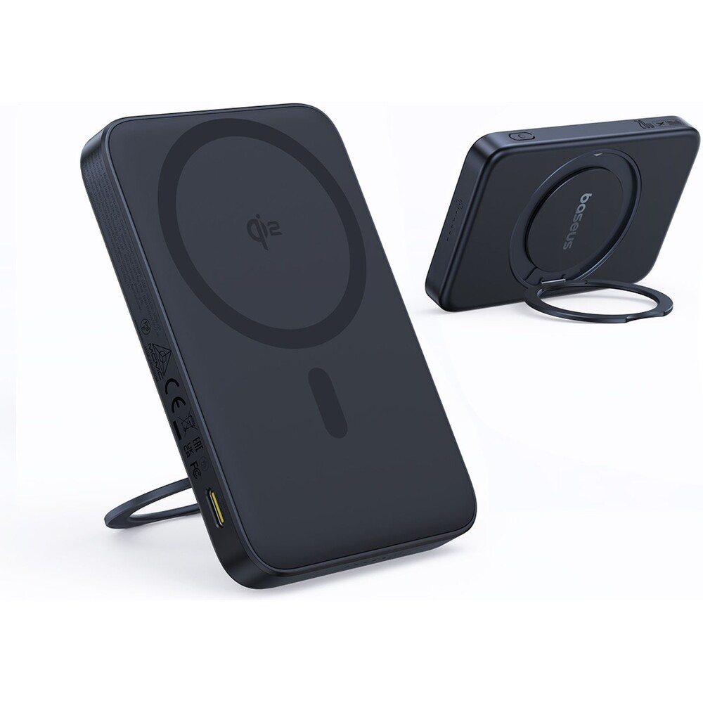 Baseus-PicoGo-Qi2-s-otocnym-stojanem-a-bezdratovym-nabijenim-powerbanka-5000mAh-20W-USB-C-cerna