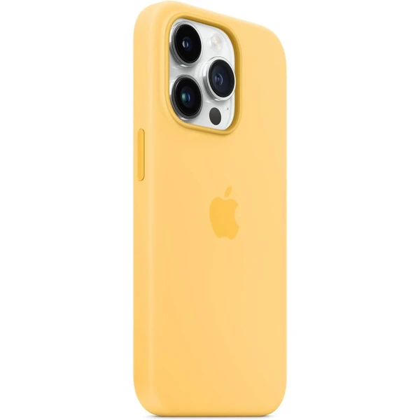 Apple silikonový kryt s MagSafe na iPhone 14 Pro slunečně žlutá - Pouzdra - Obrázek J4CWF00101