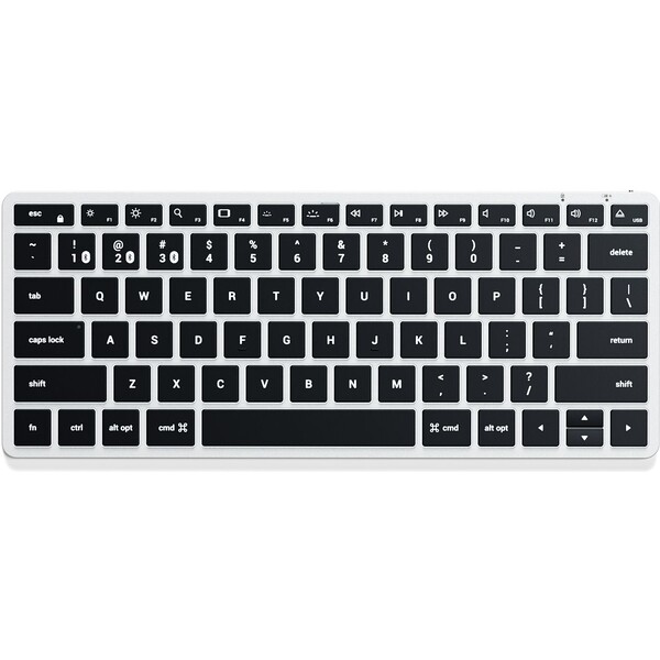 Satechi-Slim-X1-Bluetooth-klavesnice-US-stribrna