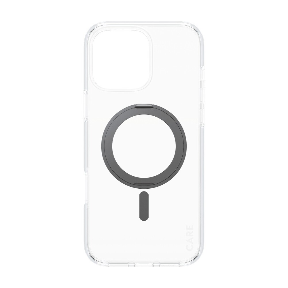 PanzerGlass-CARE-kryt-Apple-iPhone-16-Pro-Max-MagSafe-KickStand-ciry-cerny