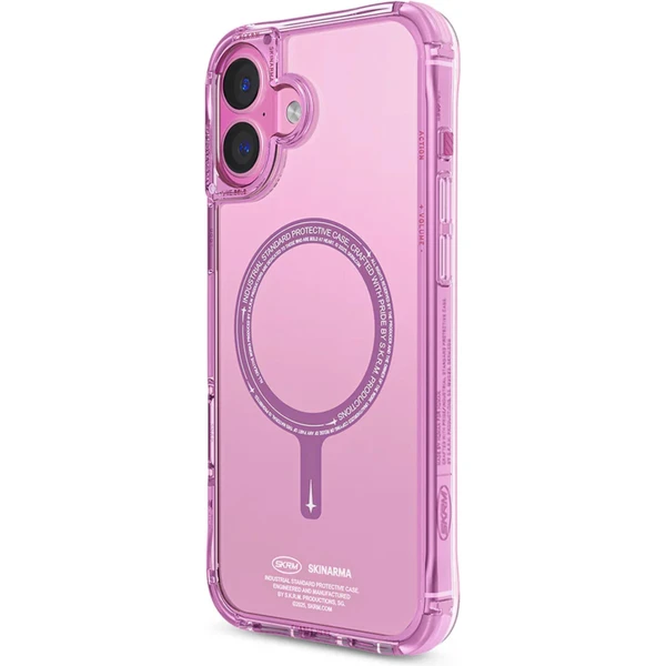 SKINARMA Saido Mag-Charge kryt iPhone 16 růžový - Pouzdra - Obrázek J8LD000O01