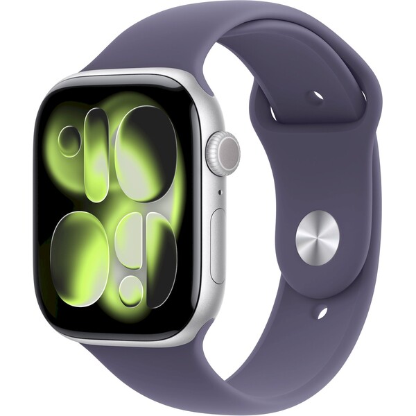 Apple-Watch-Series-11-Cellular-46mm-Stribrny-hlinik-s-mlzne-fialovym-sportovnim-reminkem-M-L