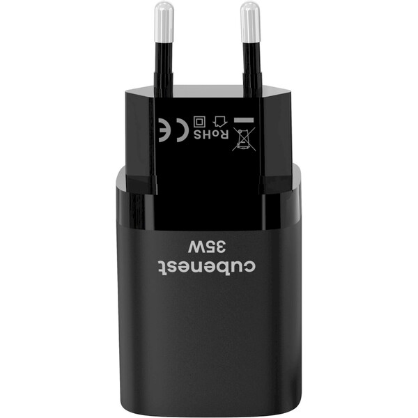 CubeNest-S2D1-sitova-nabijecka-35W-cerna