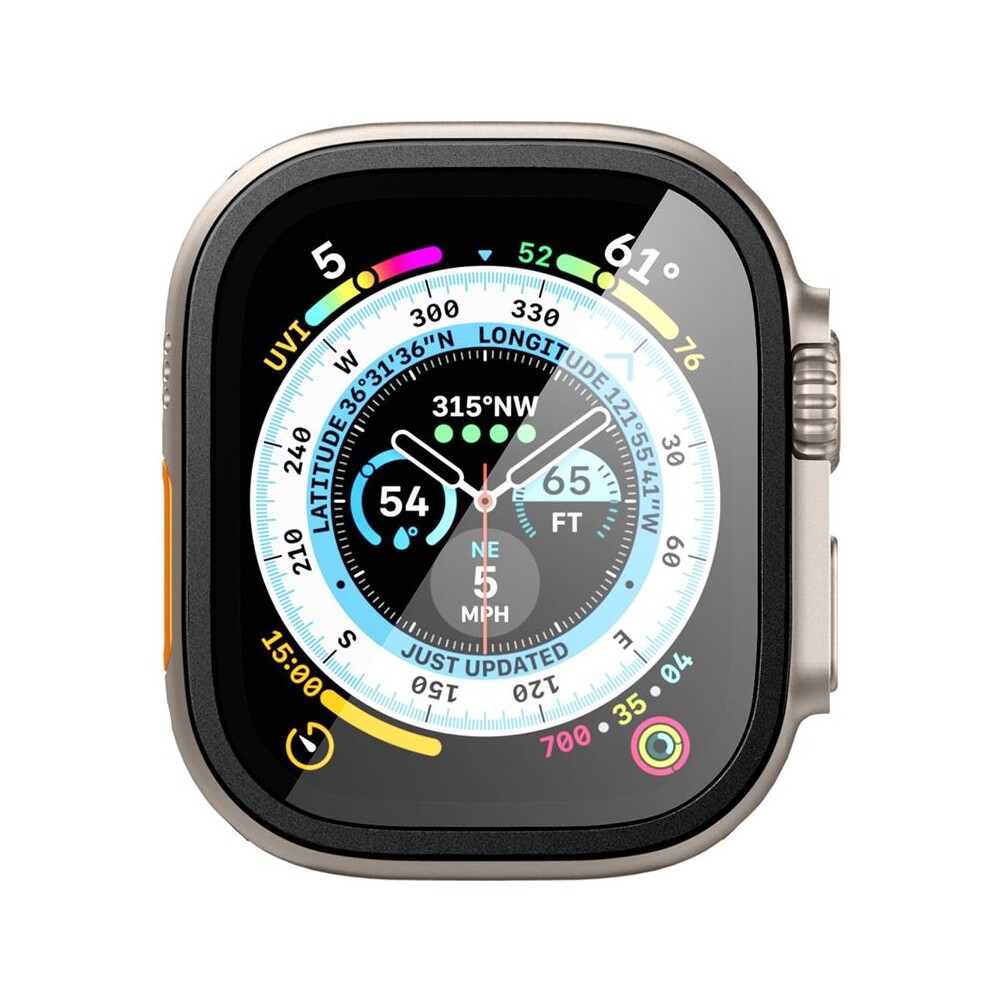 Spigen-Glass-tR-Slim-Pro-1-Pack-tvrzene-sklo-Apple-Watch-Ultra-49mm-cerne