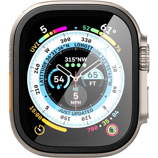 Spigen-Glass-tR-Slim-Pro-1-Pack-tvrzene-sklo-Apple-Watch-Ultra-49mm-cerne