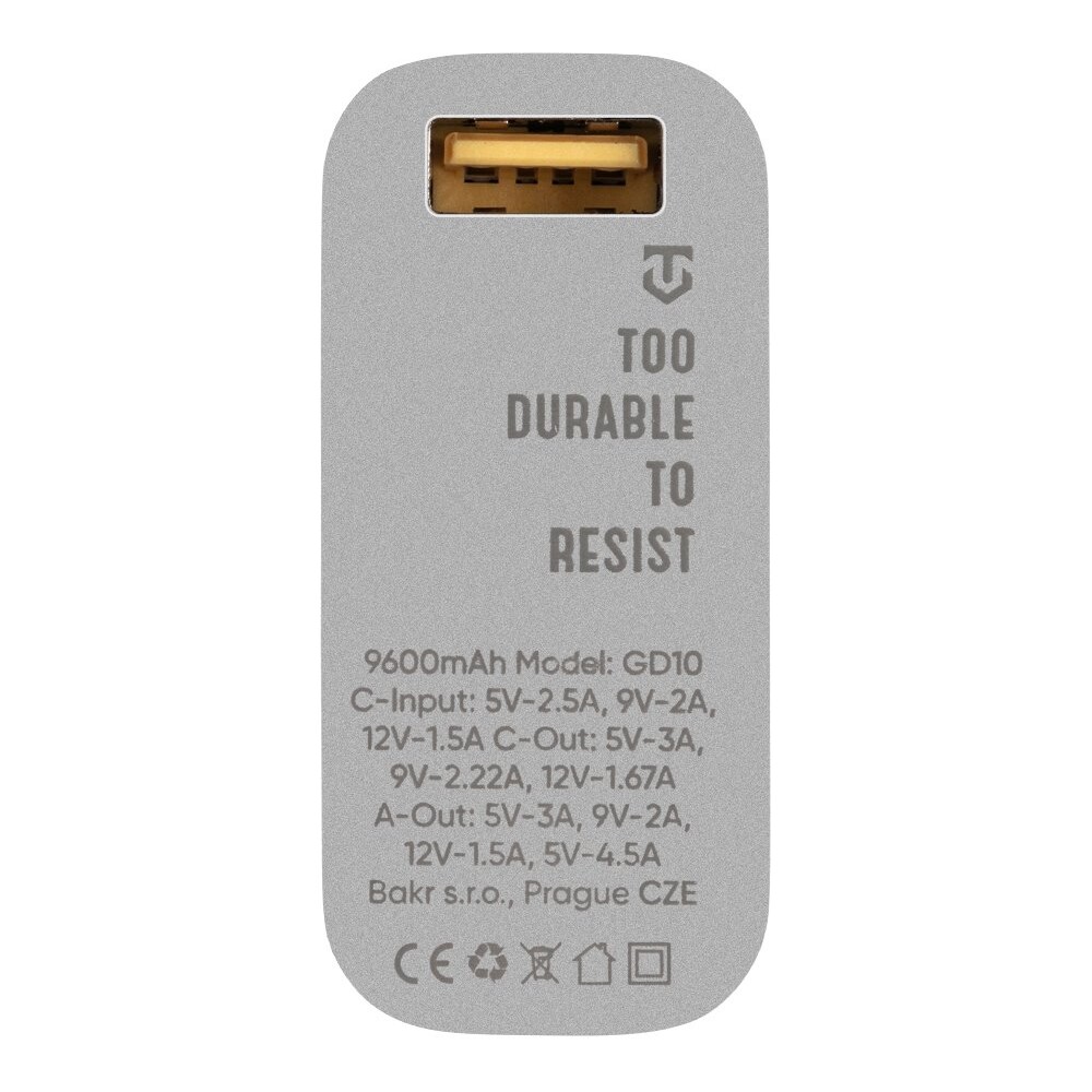 Tactical-EDC-Brick-powerbanka-9600mAh-stribrna