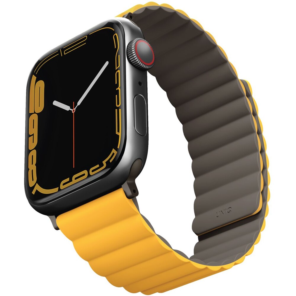 UNIQ-Revix-oboustranny-reminek-pro-Apple-Watch-49-46-45-44-42mm-Mustard-Horcicovy-Khaki-