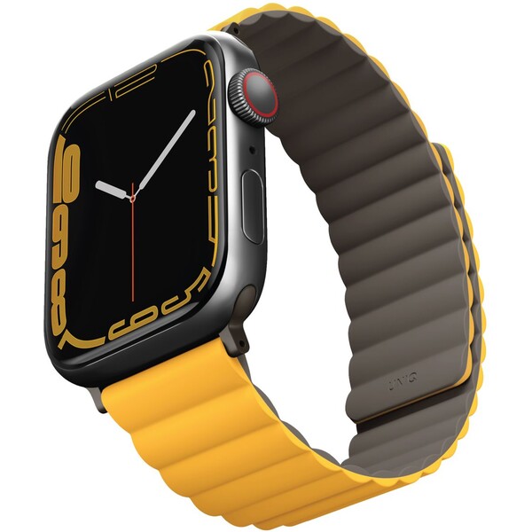 UNIQ-Revix-oboustranny-reminek-pro-Apple-Watch-49-46-45-44-42mm-Mustard-Horcicovy-Khaki-
