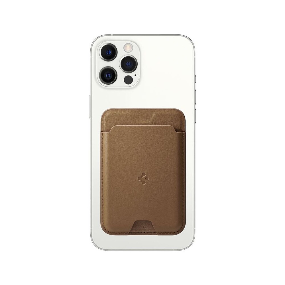 Spigen-Wallet-Valentinus-MagFit-MagSafe-penezenka-hneda
