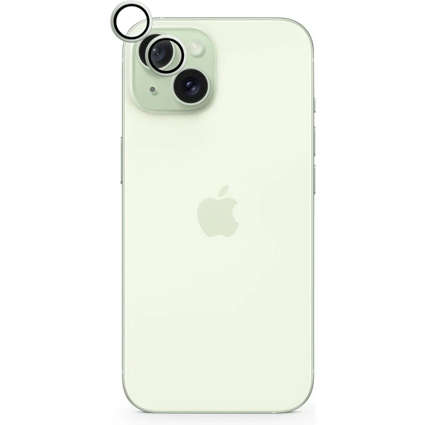 Epico hliníkové ochranné sklo na čočky fotoaparátu pro iPhone 15 / 15 Plus zelená - Ochranné folie a skla - Obrázek JE00000K01