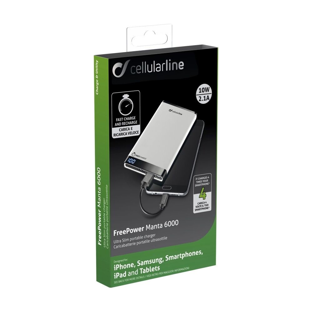 CellularLine-FREEPOWER-MANTA-zalozni-nabijecka-6000mAh-bila