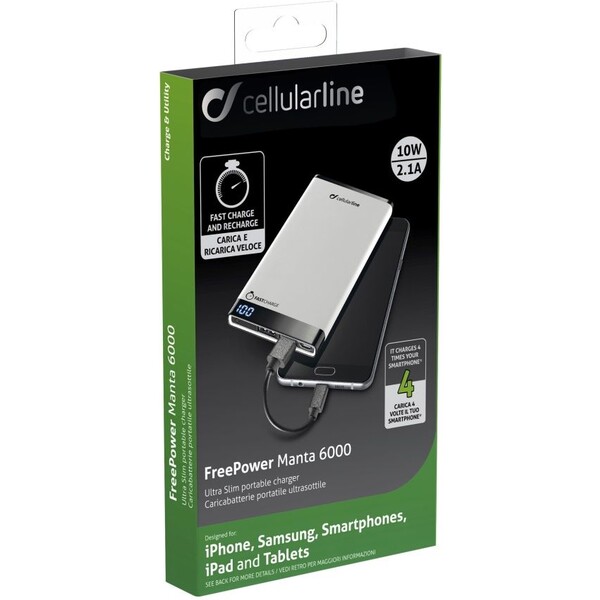 CellularLine-FREEPOWER-MANTA-zalozni-nabijecka-6000mAh-bila