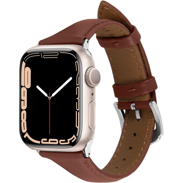 Spigen-Kajuk-Watch-Band-reminek-Apple-Watch-41-40-38mm-hnedy