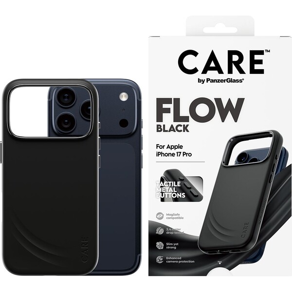 PanzerGlass-CARE-Flow-kryt-s-MagSafe-Apple-iPhone-17-Pro-cerny