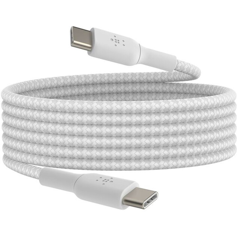 Belkin-BOOST-Charge-Braided-USB-C-USB-C-napajeci-kabel-60W-2m-bily