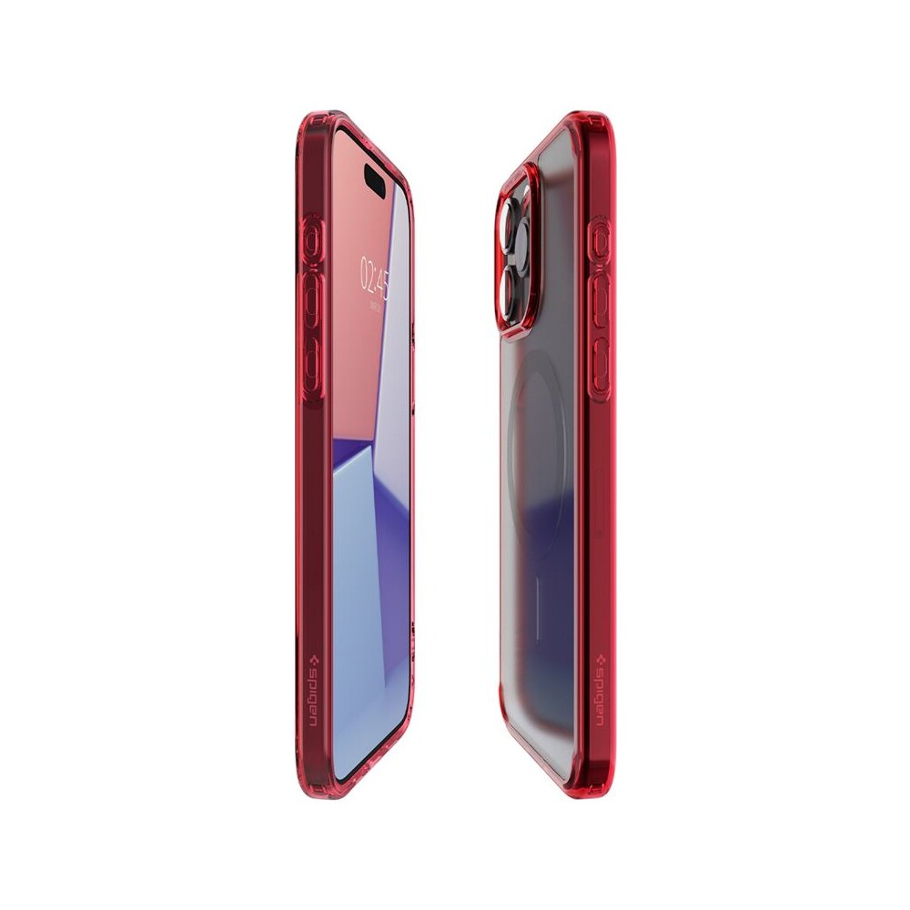 Spigen-Ultra-Hybrid-MagFit-kryt-iPhone-15-Pro-cerveny