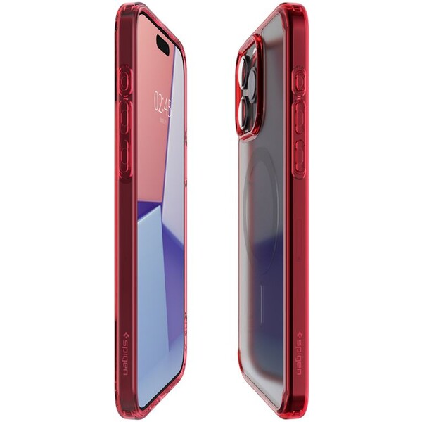 Spigen-Ultra-Hybrid-MagFit-kryt-iPhone-15-Pro-cerveny