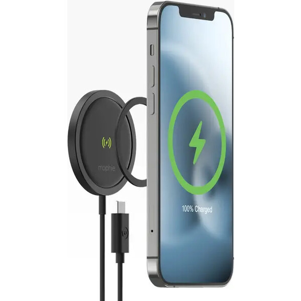 Mophie-Snap-bezdratova-nabijeci-podlozka-15W-cerna