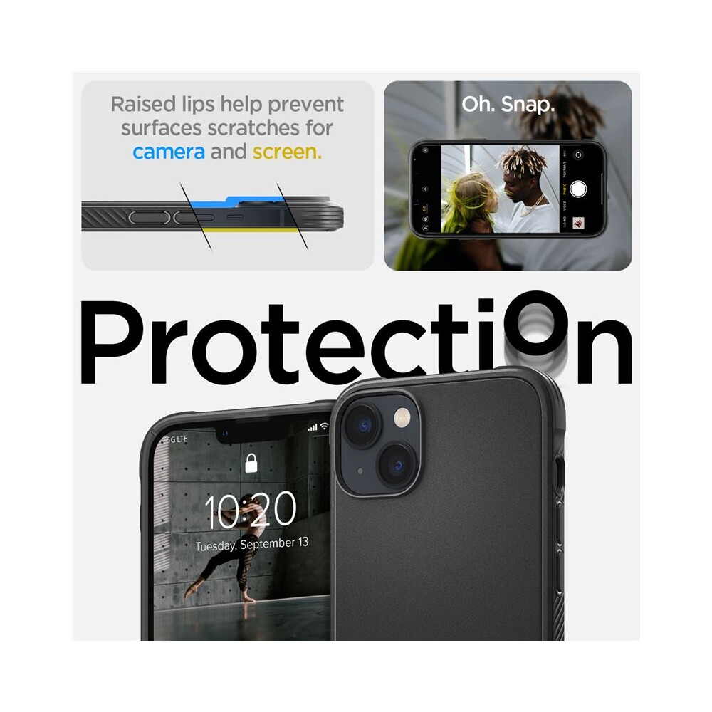 Spigen-Rugged-Armor-Mag-kryt-iPhone-14-cerny