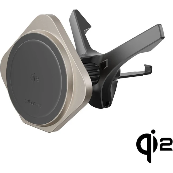 CubeNest SQ1C1 Qi2 (MagSafe) držák do auta s nabíjením titanový - Držáky - Obrázek JK3E000K01