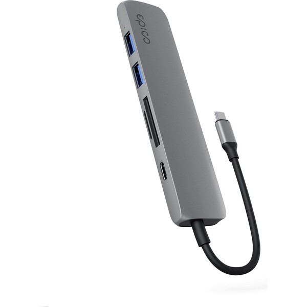iWant-by-Epico-6v1-hlinikovy-hub-8K-s-USB-C-vesmirne-sedy