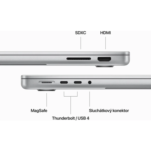 Apple MacBook Pro 14" / M3 / 8GB / 1TB / stříbrný - Notebooky - Obrázek JUC0000L01