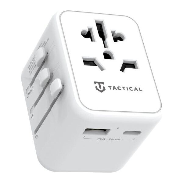 Tactical-PTP-cestovni-adapter-bily