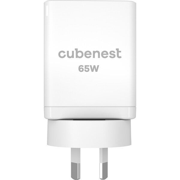 CubeNest-S3D1-PD-cestovni-adapter-65W-bily