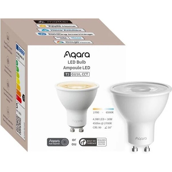 AQARA-LED-Bulb-T2-GU10-CCT-LB-L03E-Zigbee-a-Thread-CCT-LED-zarovka