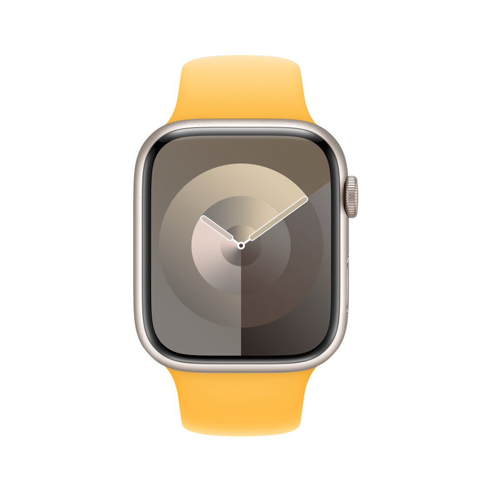 Apple-Watch-sportovni-reminek-45mm-paprskove-zluty-M-L