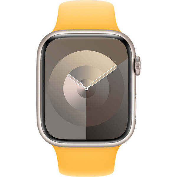 Apple-Watch-sportovni-reminek-45mm-paprskove-zluty-M-L