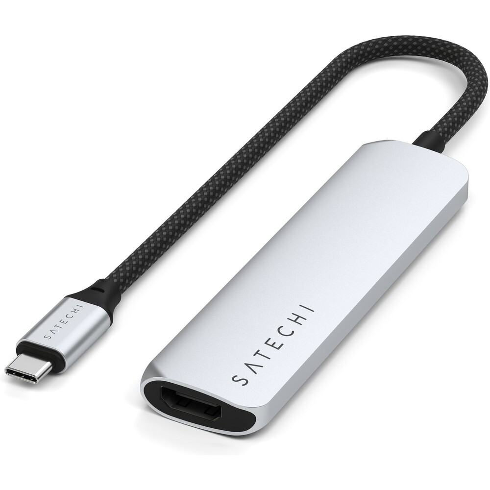 Satechi-4v1-USB-C-Slim-viceportovy-adapter-4K-stribrny