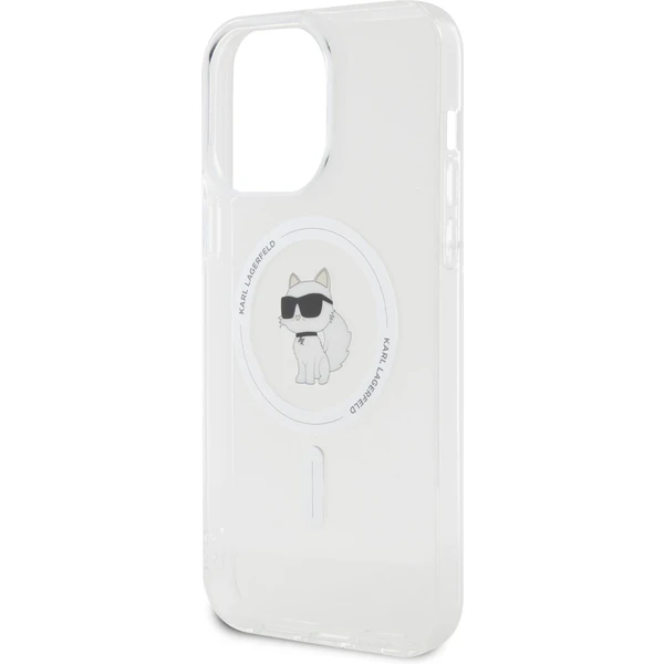 Karl Lagerfeld IML Choupette MagSafe Kryt iPhone 15 Pro Max čirý - Pouzdra - Obrázek K3X4000701