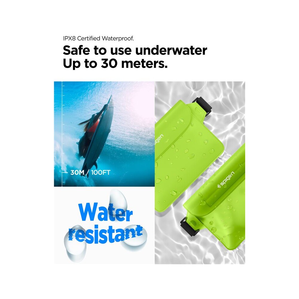 Spigen-Aqua-Shield-WaterProof-Waist-Bag-A620-2-Pack-zeleny