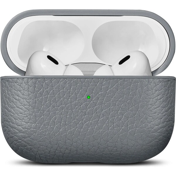Woolnut-Leather-kozene-pouzdro-pro-AirPods-Pro-2-generace-sede