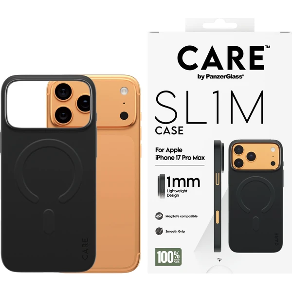 PanzerGlass-CARE-SL1M-1mm-MagSafe-kryt-Apple-iPhone-17-Pro-Max-cerny
