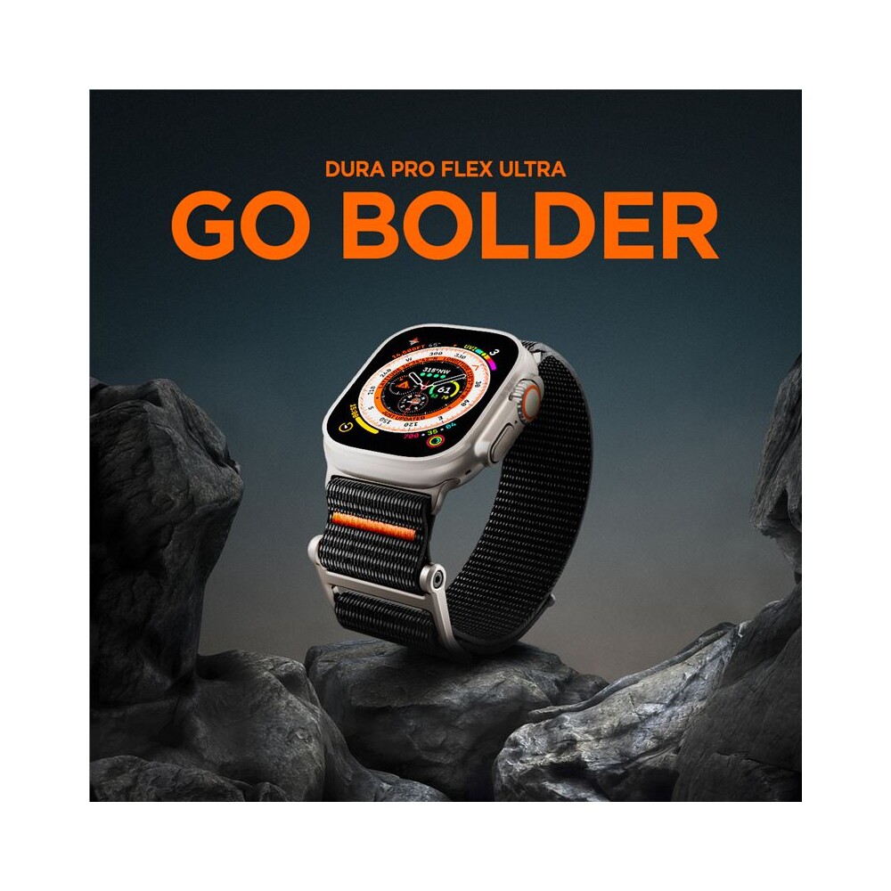 Spigen-DuraPro-Flex-Ultra-reminek-Apple-Watch-49-46-45-44-42mm-cerny
