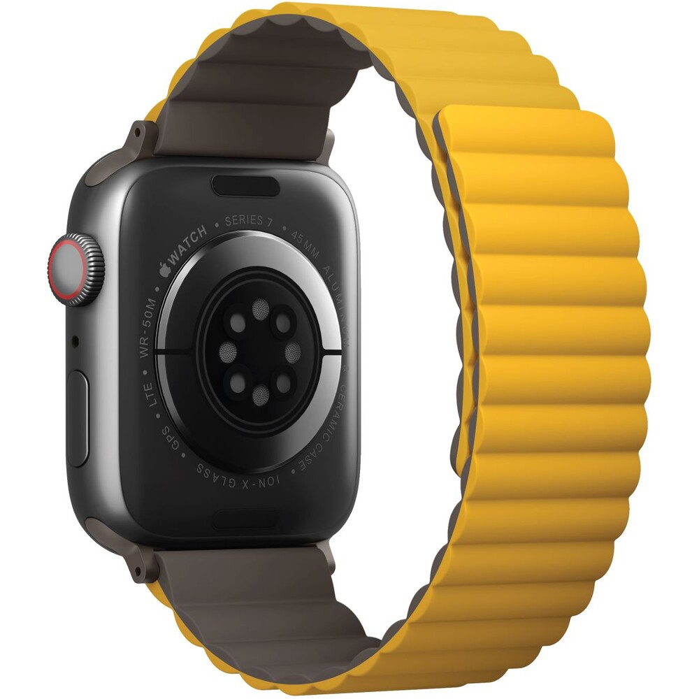 UNIQ-Revix-oboustranny-reminek-pro-Apple-Watch-49-46-45-44-42mm-Mustard-Horcicovy-Khaki-