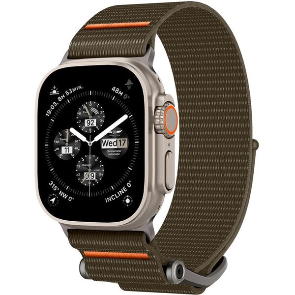 Spigen-DuraPro-Flex-Ultra-reminek-Apple-Watch-49-46-45-44-42mm-zeleny