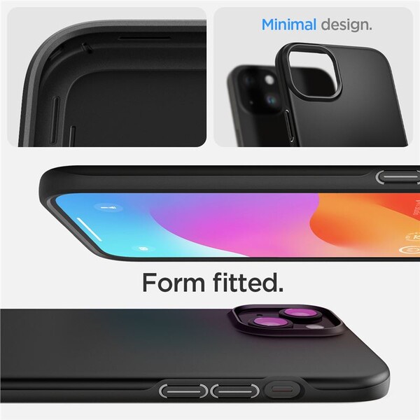 Spigen-Thin-Fit-kryt-iPhone-15-cerny