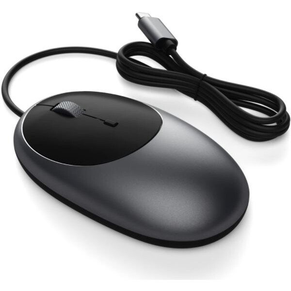 Satechi-C1-USB-C-dratova-mys-vesmirne-seda