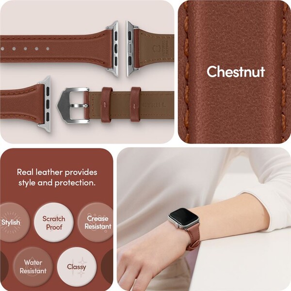 Spigen-Kajuk-Watch-Band-reminek-Apple-Watch-41-40-38mm-hnedy