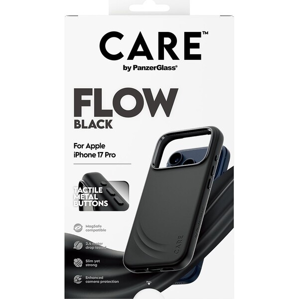 PanzerGlass-CARE-Flow-kryt-s-MagSafe-Apple-iPhone-17-Pro-cerny