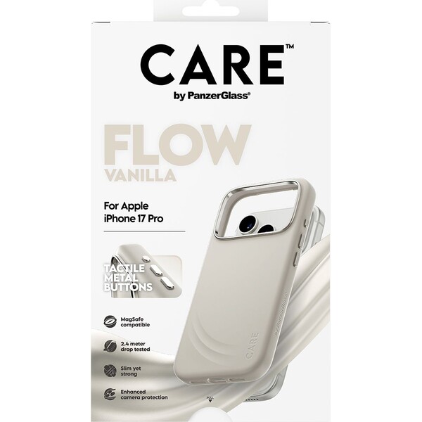 PanzerGlass-CARE-Flow-kryt-s-MagSafe-Apple-iPhone-17-Pro-Vanilla