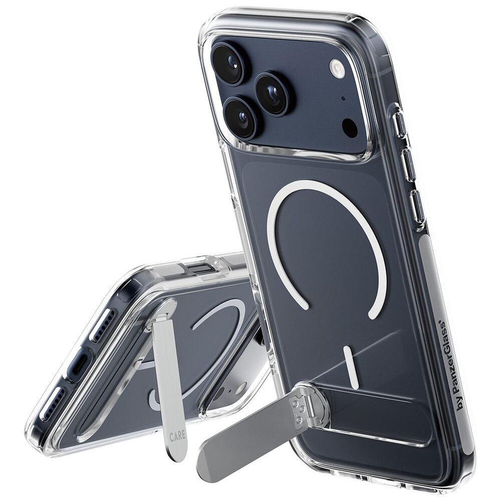 PanzerGlass-CARE-Kickstand-kryt-s-MagSafe-Apple-iPhone-17-Pro-Max-stribrny-bily