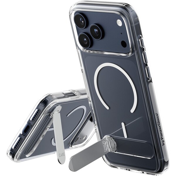 PanzerGlass-CARE-Kickstand-kryt-s-MagSafe-Apple-iPhone-17-Pro-Max-stribrny-bily