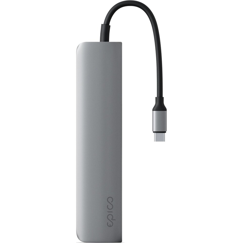 iWant-by-Epico-6v1-hlinikovy-hub-8K-s-USB-C-vesmirne-sedy