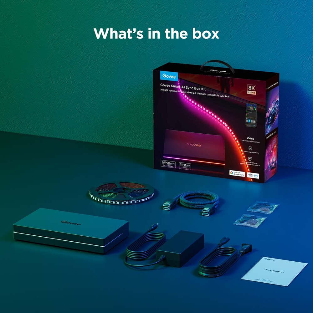 Govee-AI-Sync-Box-2-Smart-TV-RGBICW-podsvetleni-55-65