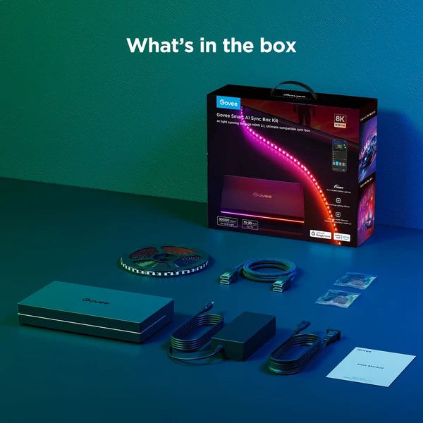 Govee-AI-Sync-Box-2-Smart-TV-RGBICW-podsvetleni-55-65